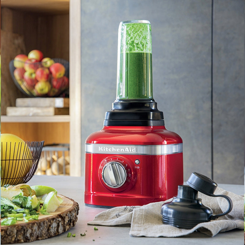 KITCHENAID ARTISAN BLENDER K400 WITH PERSONAL JAR - CANDY APPLE - Mabrook Hotel Supplies