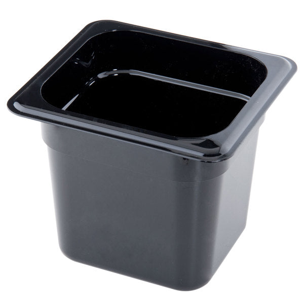 Cambro, GN 1/6 Polycarbonate food pan,BLACK - Mabrook Hotel Supplies