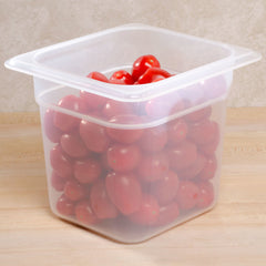 Cambro, GN 1/6 Polypropylene food pan, WHITE - Mabrook Hotel Supplies