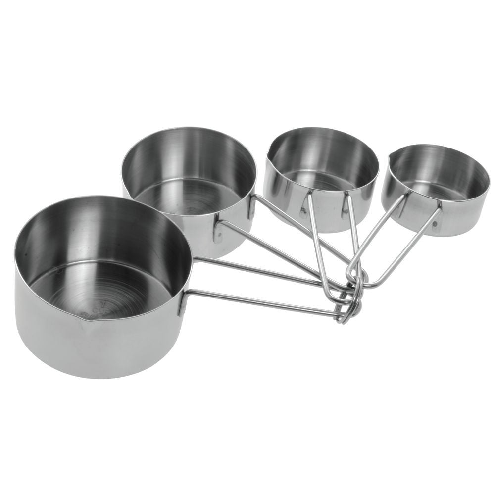 MEASURING CUP SET HEAVY DUTY S/S ROUND - Mabrook Hotel Supplies