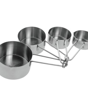 MEASURING CUP SET HEAVY DUTY S/S ROUND - Mabrook Hotel Supplies