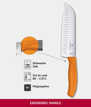 VICTORINOX SWISS CLASSIC, SANTOKU KNIFE,  17cm - Mabrook Hotel Supplies