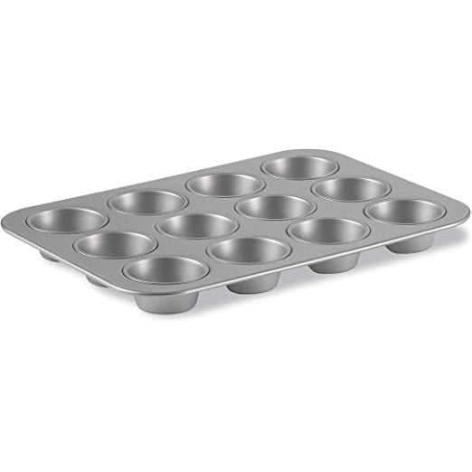 ALUMINUM  MUFFIN PAN 12 CUPS NON STICK - Mabrook Hotel Supplies