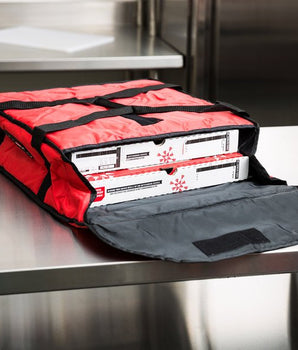 RUBBERMAID PROSERVE® PIZZA DELIVERY BAG RED SMALL - Mabrook Hotel Supplies