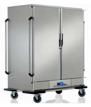 OZTI HEATED BANQUET TROLLEY TWO DOOR - Mabrook Hotel Supplies