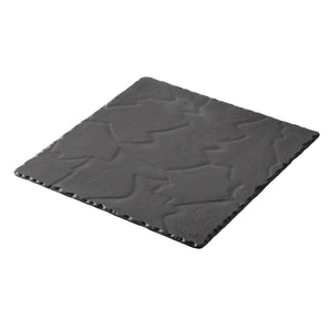 REVOL BASALT SQUARE PLATE, MATT SLATE STYLE - Mabrook Hotel Supplies