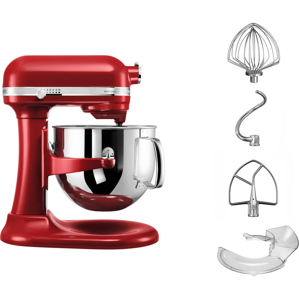 6.9L KITCHENAID ARTISAN BOWL-LIFT STAND MIXER - CANDY APPLE - Mabrook Hotel Supplies