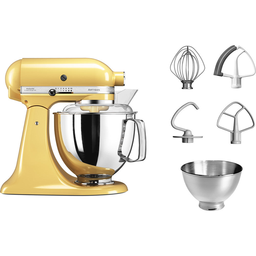 KitchenAid ARTISAN 4.8 L Tilt-Head Stand Mixer - MAJESTIC YELLOW - Mabrook Hotel Supplies