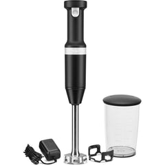 KITCHENAID CORDLESS HAND BLENDER 5KHBBV53 - MATT BLACK - Mabrook Hotel Supplies