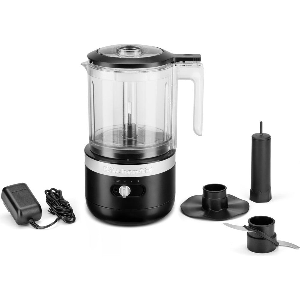 KITCHENAID CORDLESS FOOD CHOPPER 1.19L  5KFCB519 - MATT BLACK - Mabrook Hotel Supplies