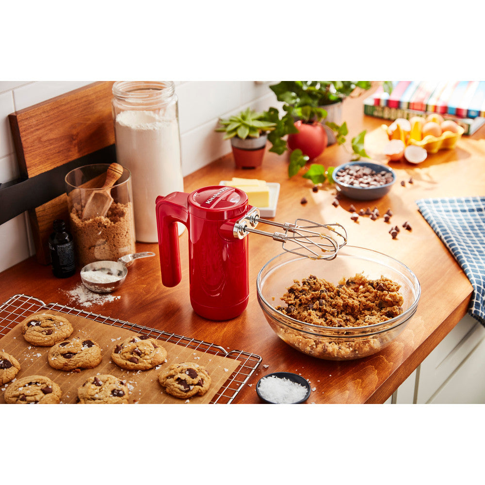 KITCHENAID CORDLESS HAND MIXER 5KHMB732 - EMPIRE RED - Mabrook Hotel Supplies