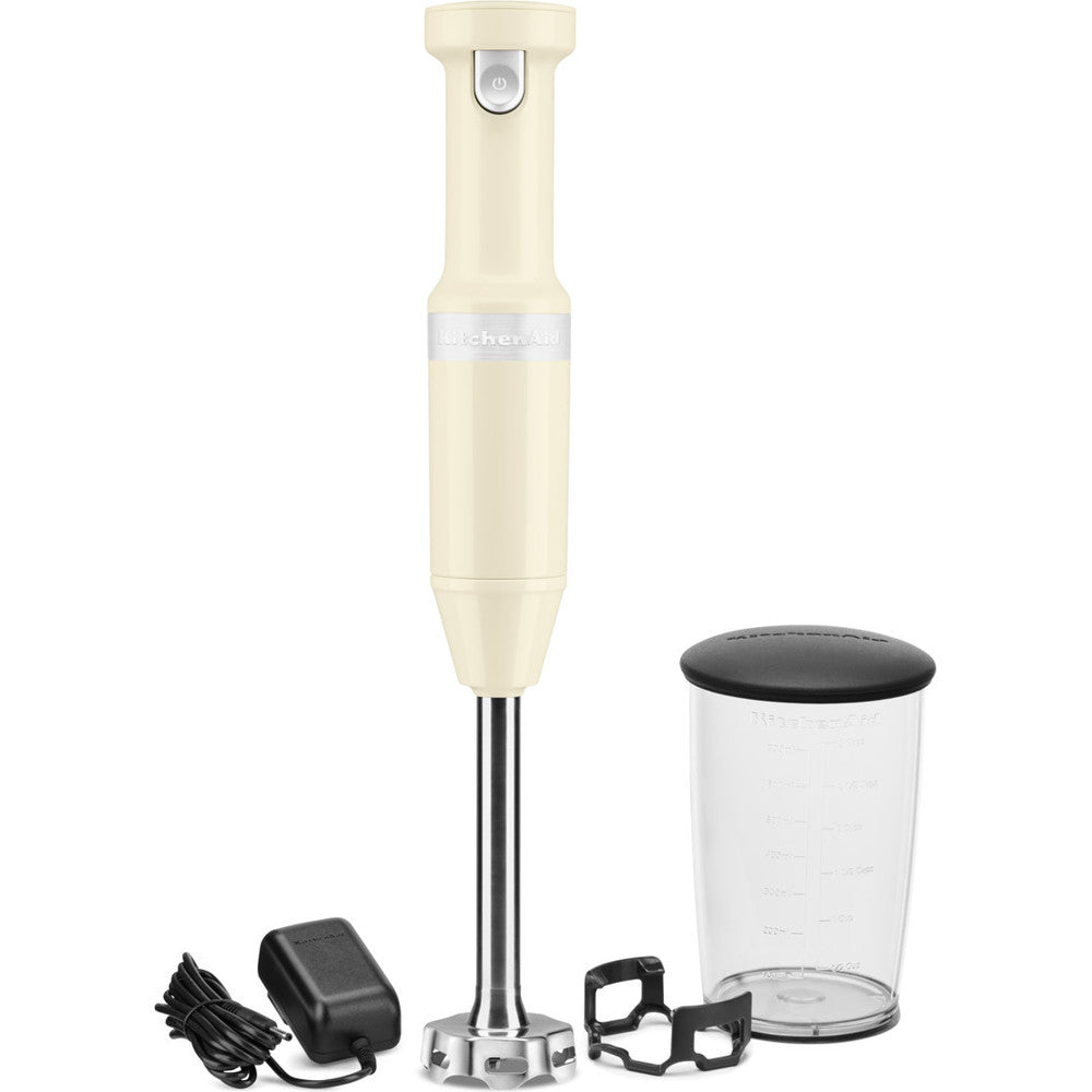 KITCHENAID CORDLESS HAND BLENDER 5KHBBV53 - ALMOND CREAM - Mabrook Hotel Supplies