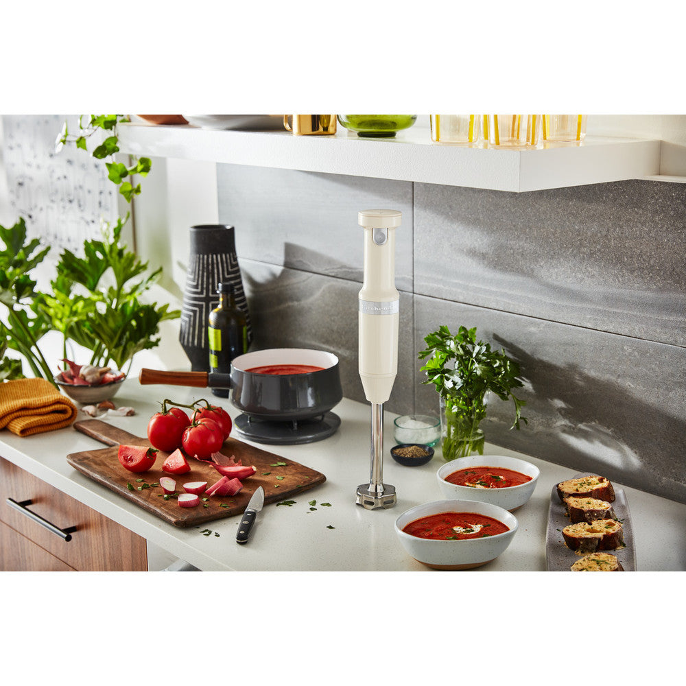 KITCHENAID CORDLESS HAND BLENDER 5KHBBV53 - ALMOND CREAM - Mabrook Hotel Supplies