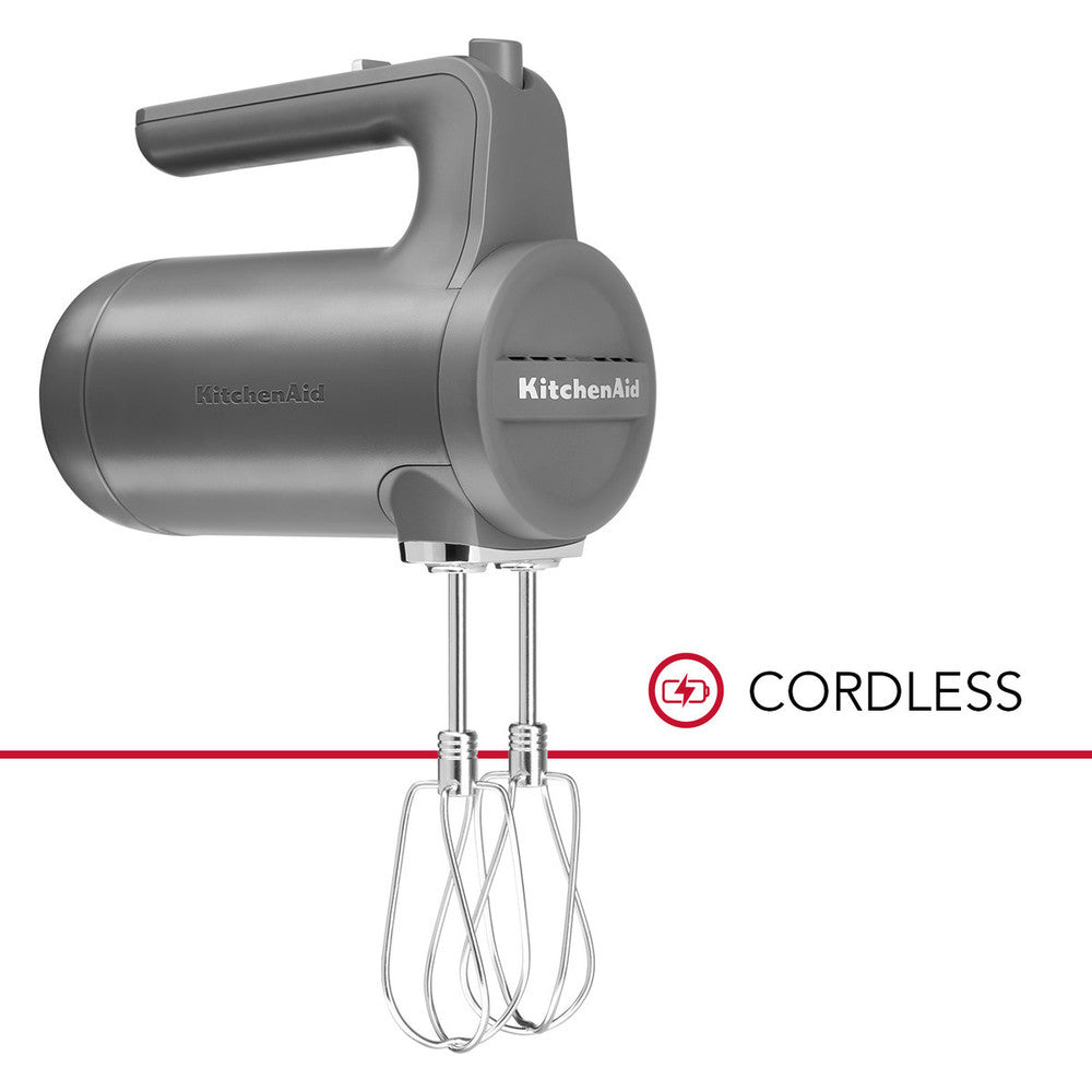 KITCHENAID CORDLESS HAND MIXER 5KHMB732 - CHARCOAL GREY - Mabrook Hotel Supplies
