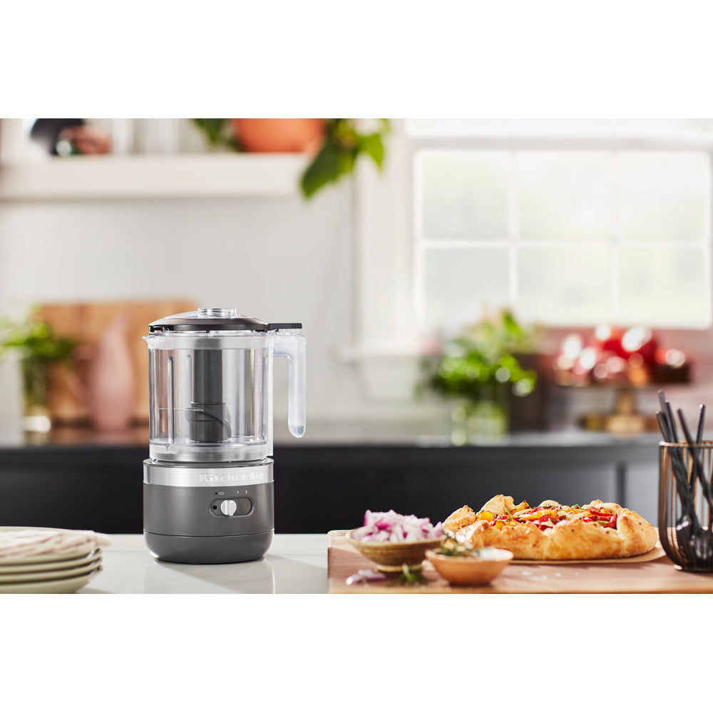 KITCHENAID CORDLESS FOOD CHOPPER 1.19L 5KFCB519 - CHARCOAL - Mabrook Hotel Supplies