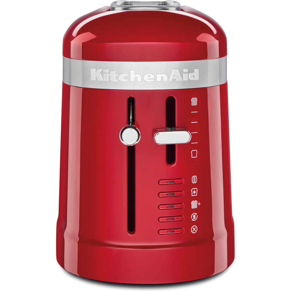 KITCHENAID TOASTER LONG SLOT 2 SLICE - EMPIRE RED - Mabrook Hotel Supplies