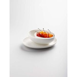 LUZERNE BOWL OVAL BOWL REACTIVE WHITE - 11 CM - Mabrook Hotel Supplies