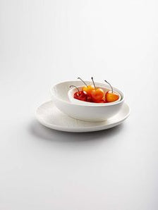 LUZERNE BOWL OVAL BOWL REACTIVE WHITE - 11 CM - Mabrook Hotel Supplies