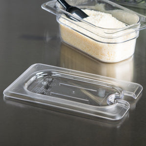 Cambro, GN 1/9 Polycarbonate Lid and Drain Shelf , CLEAR - Mabrook Hotel Supplies