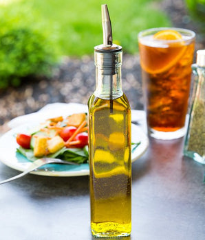 OVAL OLIVE OIL BOTTLE - Mabrook Hotel Supplies