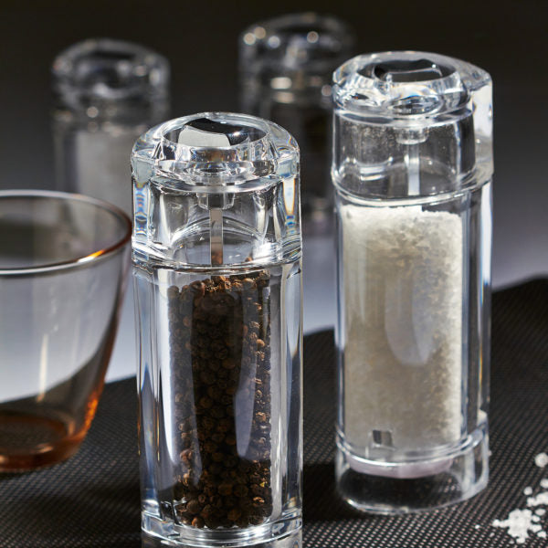 BISETTI ACRYLIC PEPPER MILL - 15 CM - Mabrook Hotel Supplies