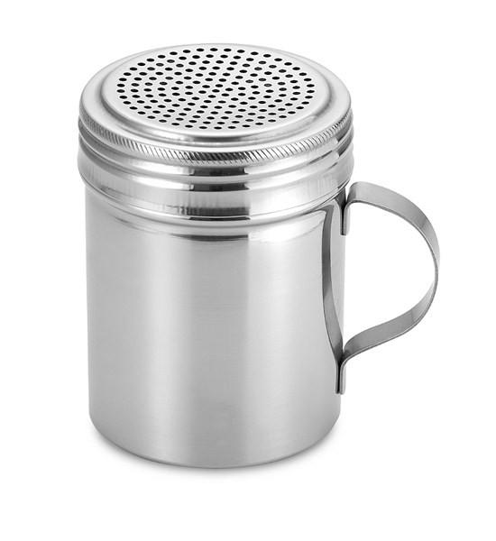 DREDGER WITH HANDLE, STAINLESS STEEL - 10 OZ - Mabrook Hotel Supplies