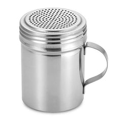 DREDGER WITH HANDLE, STAINLESS STEEL - 10 OZ - Mabrook Hotel Supplies