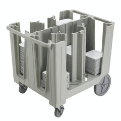 CAMBRO ADJUSTABLE DISH CADDIE WITH 6 DIVIDER, SPECKLED GRAY - Mabrook Hotel Supplies