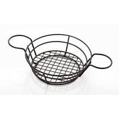 ROUND FINGERFOOD SERVING BASKET,DIM:17X6 CM - Mabrook Hotel Supplies