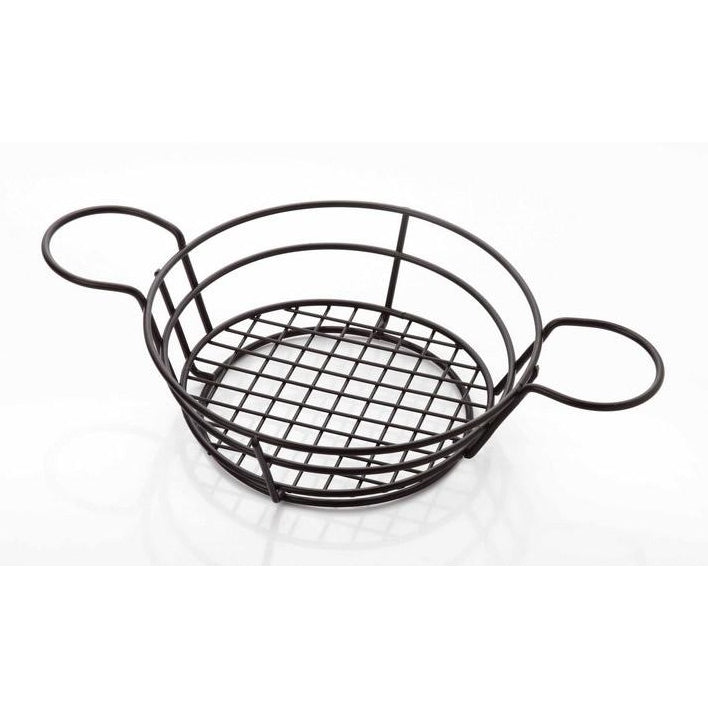 ROUND FINGERFOOD SERVING BASKET,DIM:21X6 CM - Mabrook Hotel Supplies