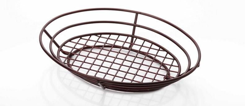 OVAL BREAD AND FRUIT BASKET,DIM:25X18X6CM - Mabrook Hotel Supplies