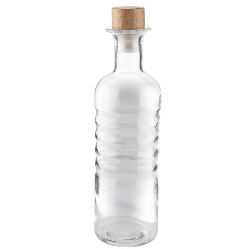 APS GLASS CARAFE " RINGS" - 0.8L - Mabrook Hotel Supplies