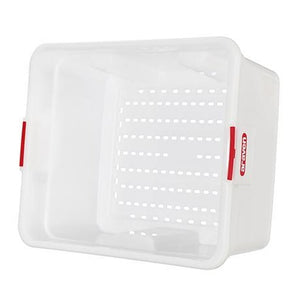 GN 2/1 H.300 MM./11 ™?ƒ?? 70 L./18 GAL. PERFORATED HDPE FOOD BOX - Mabrook Hotel Supplies