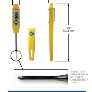 PEN STYLE DIGITAL THERMOMETER WATERPROOF, TEMP:-40° to 200°C. - Mabrook Hotel Supplies