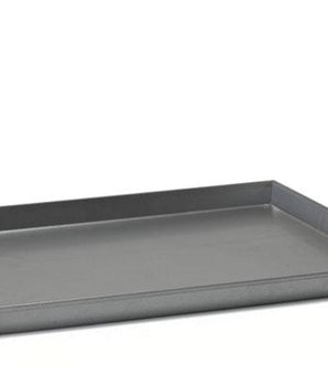 TEGLIA RETTANGOLARE ALUMINZED STEEL BAKING SHEET 60X40X3 H CM - Mabrook Hotel Supplies