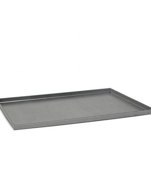 TEGLIA RETTANGOLARE ALUMINZED STEEL BAKING SHEET 60X40X4 H CM - Mabrook Hotel Supplies