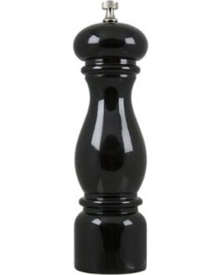 BISETTI PEPPER MILL BLACK GLOSSY LACQUERED BEECH WOOD - Mabrook Hotel Supplies