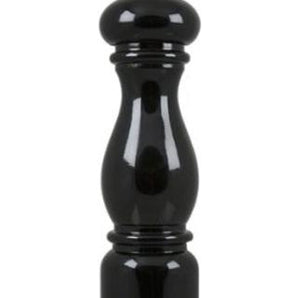 BISETTI PEPPER MILL BLACK GLOSSY LACQUERED BEECH WOOD - Mabrook Hotel Supplies