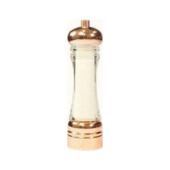 BISETTI SALT MILL BEECH ACRYLIC + TOP COPPER PLATING - Mabrook Hotel Supplies
