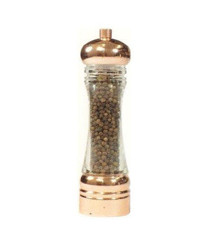 BISETTI PEPPER MILL BEECH ACRYLIC + TOP COPPER PLATING - Mabrook Hotel Supplies