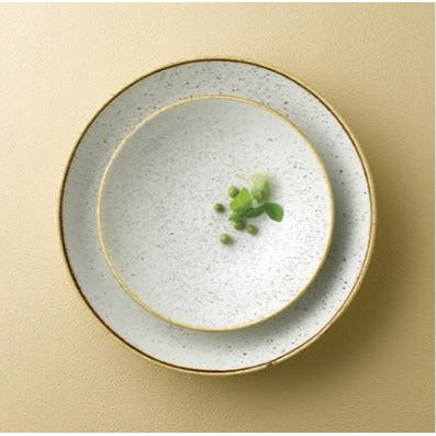 CHURCHILL STONECAST BARLE EVOLVE COUPE PLATE - 6.5" - Mabrook Hotel Supplies