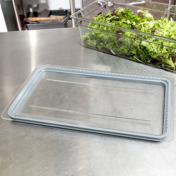 Cambro, GN 1/1 Polycarbonate Lid and Drain Shelf , CLEAR - Mabrook Hotel Supplies