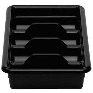 CAMBOX CUTLERY 4 COMP RG - BLACK - Mabrook Hotel Supplies