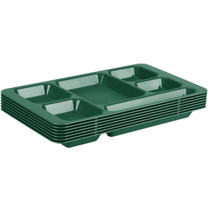 CAMBRO SCHOOL COMPARTMENT TRAY 2x2, 15x9 - SHERWOOD GREEN - Mabrook Hotel Supplies