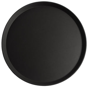 Cambro Camtread®Round Black Non-Skid Serving Tray- 45 CM - Mabrook Hotel Supplies