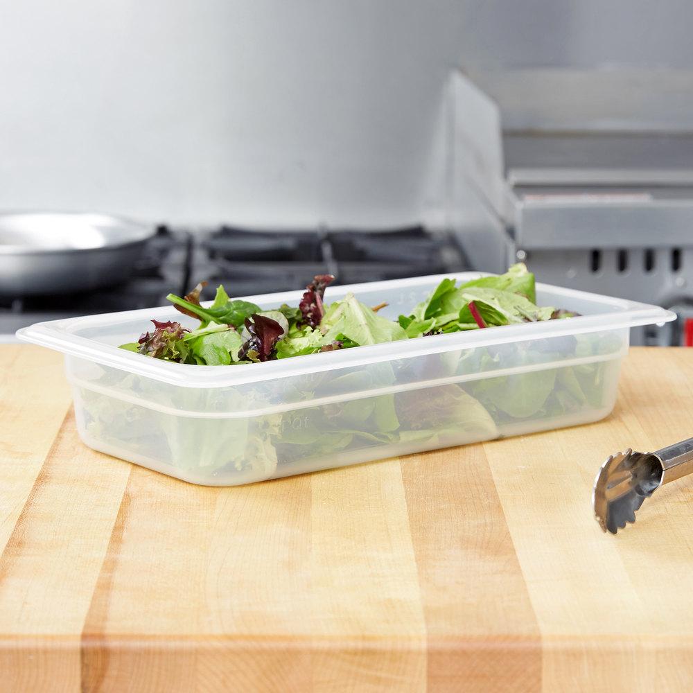 Cambro, GN 1/3 Polypropylene food pan, WHITE - Mabrook Hotel Supplies