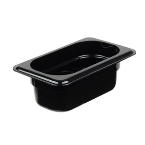 Cambro, GN 1/9 Polycarbonate food pan, BLACK - Mabrook Hotel Supplies