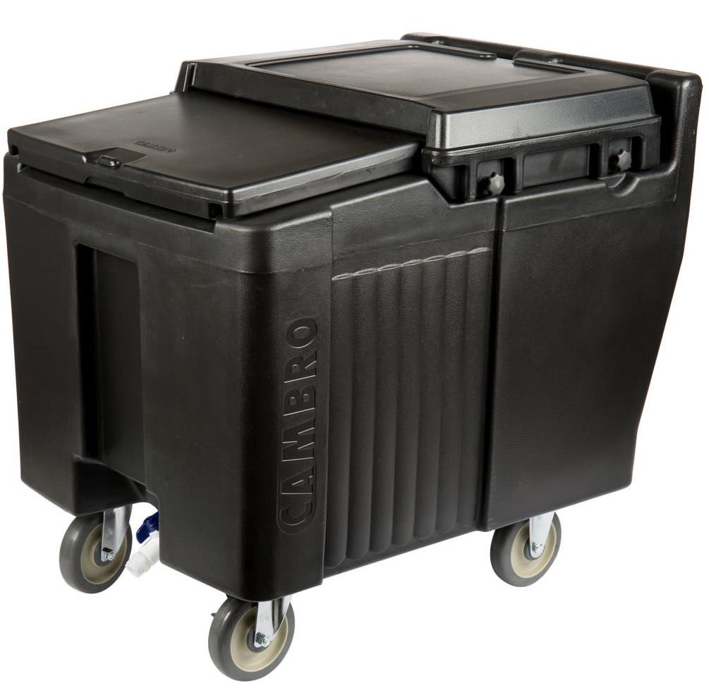 "SLIDING LID ICE CADDY. COLOR: BLACK, CAPACITY:57KG , EXTERIO" - Mabrook Hotel Supplies