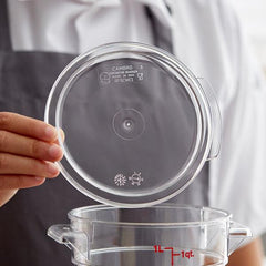 Cambro, Polycarbonate Cover Fit for 1 qt Food Storage Round Container - Mabrook Hotel Supplies