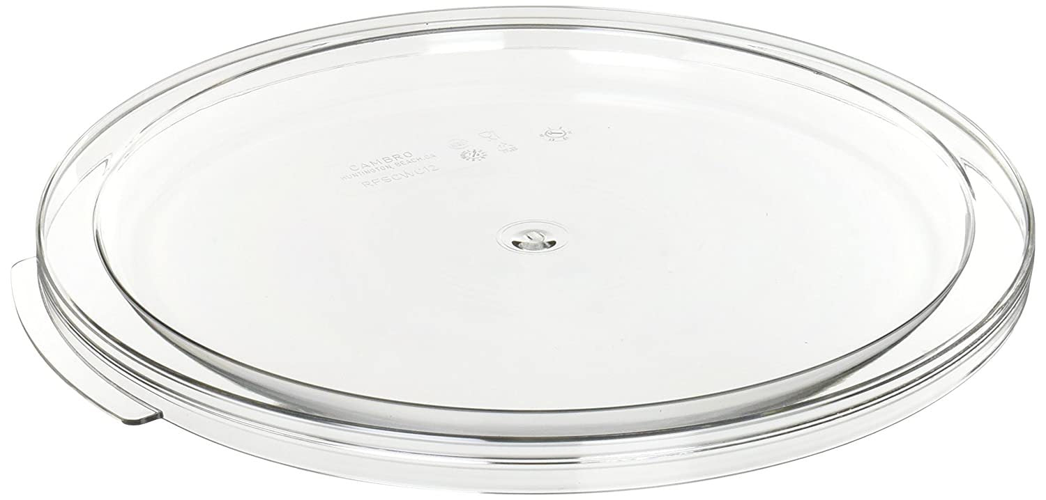 Cambro, Polycarbonate Cover Fit for 12 qt, 18 qt & 22 qt Food Storage Round Container - Mabrook Hotel Supplies